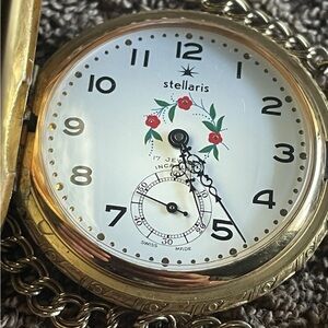 Stellaris Gold Pocket Watch